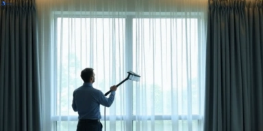 Commercial drapes cleaning service mount-ommaney hotels offices