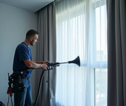 Professional drapes cleaning process tools Matty Curtain Cleaning mount-ommaney