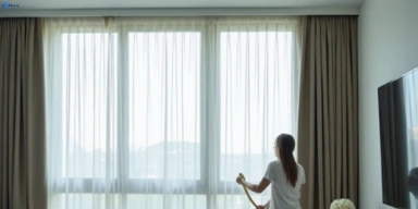 Delicate sheer drape cleaning mount-ommaney Matty Curtain Cleaning